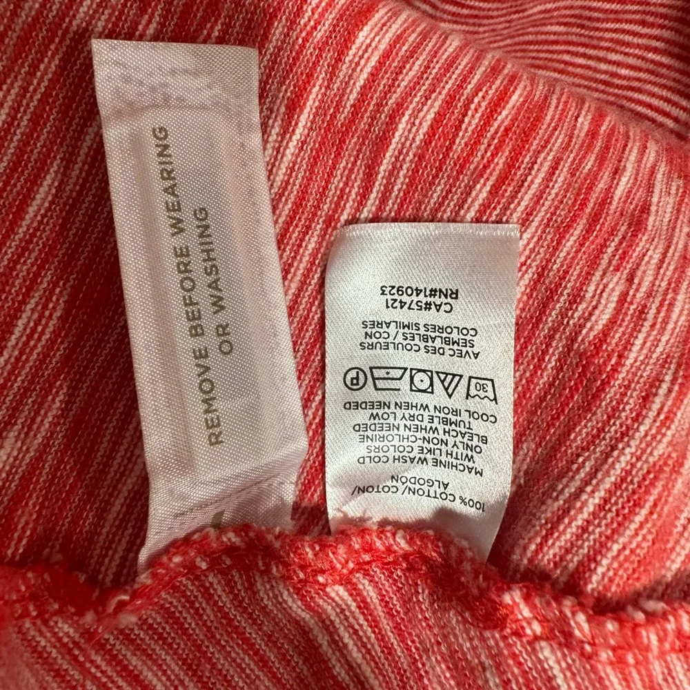 Lou & Grey Red/White Striped Maxi Dress size Medium NWOT‎